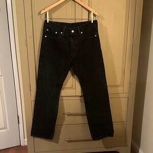 Classic Levi’s 505 Black Men's Jeans
